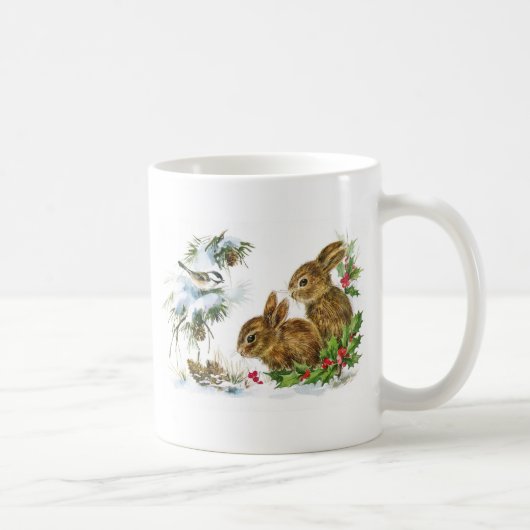 Little Bunnies Weihnachten Kaffeetasse (Rechts)