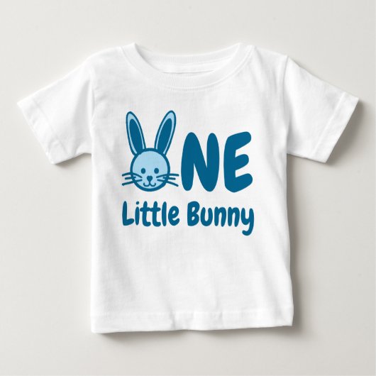 Little Bunny 1. Geburtstag Baby T-shirt (Vorderseite)