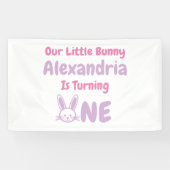 Little Bunny 1. Geburtstag Banner (Horizontal)