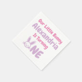 Little Bunny 1. Geburtstag Serviette (Ecke)