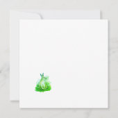 Little Bunny Aquarell Postcard Karte (Rückseite)