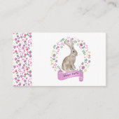 Little Bunny Baby Dusche Winzer Raffle Bloral Begleitkarte (Vorderseite)