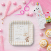 Little Bunny Balloons Gender Neutral Baby Dusche Pappteller (Party)