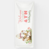 Little Bunny Birthday Party Banner (Vertikal)
