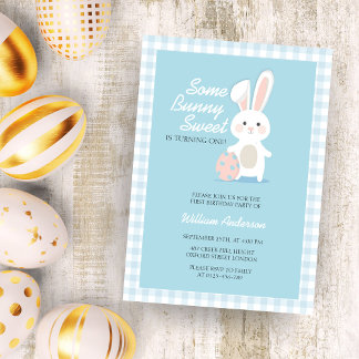 Little Bunny Birthday Sweet Oaster Bunny Einladung