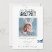 Little Bunny Blocks | Willkommen Einladung (Vorderseite)