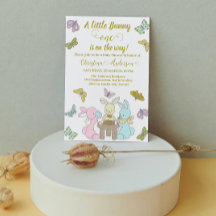 Little Bunny Butterfly One Baby Dusche