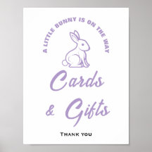 Little Bunny Easter Baby Showkarten & Geschenkguts