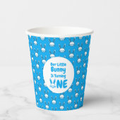 Little Bunny First Geburtstag Pappbecher (Vorderseite)