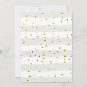 Little Bunny Gender Reveal Party Einladung (Rückseite)