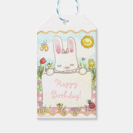 Little Bunny Geschenkkarte Geschenkanhänger (Vorderseite)