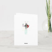 Little Bunny get well card Karte (Rückseite)