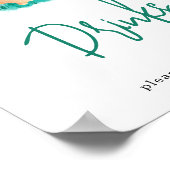 Little Bunny - Getränke Poster (Ecke)