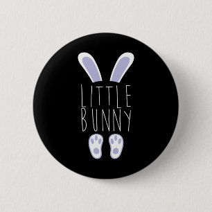 Little Bunny Happy Ostereier Jagd Sonniges Ostern Button