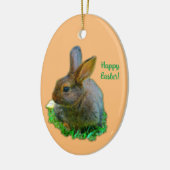 Little Bunny - Osterhasen Keramik Ornament (Links)