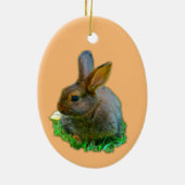 Little Bunny - Osterhasen Keramik Ornament (Hinten)