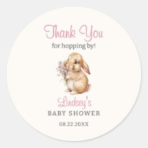Little Bunny Pastel Floral Vielen Dank