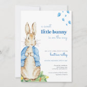Little Bunny Peter Rabbit Kinderdusche Einladung (Vorderseite)