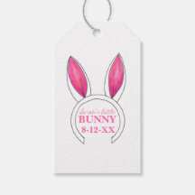 Little Bunny Pink Rabbit Oars Neue Babydusche