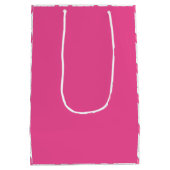 Little Bunny Pink Rabbit Oars Neue Babydusche Mittlere Geschenktüte (Rückseite)