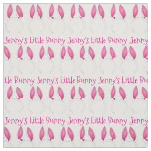 Little Bunny Rabbit Oars Neue Babydusche Pink Stoff
