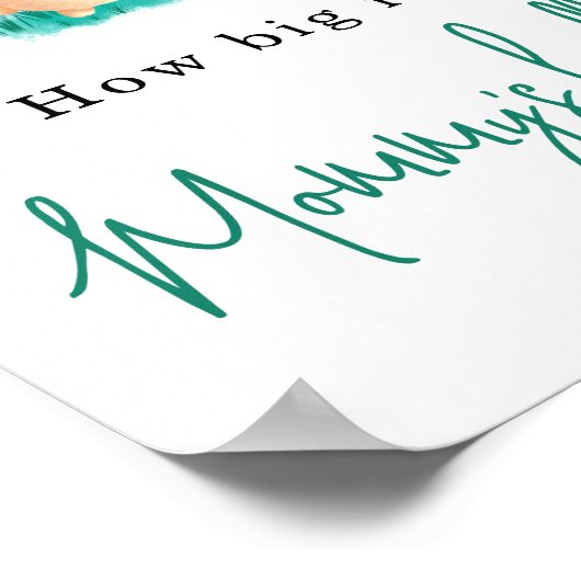 Little Bunny - Wie groß ist Mama's Bauch? Poster (Ecke)