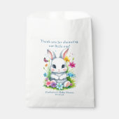 Little Bunny Wildblume Garden Easter Baby Dusche Geschenktütchen (Vorderseite)