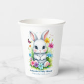 Little Bunny Wildblume Garden Easter Baby Dusche Pappbecher (Vorderseite)