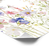 Little Butterfly 1. Geburtstagszeit Kapsel Poster (Ecke)