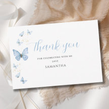 Little Butterfly Blue Boy Baby Dusche