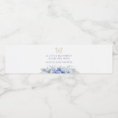 Little Butterfly Boy Baby Dusche Wasserflaschenetikett (Einzelnes Label)