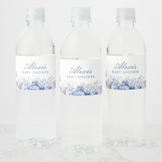 Little Butterfly Boy Baby Dusche Wasserflaschenetikett (Flaschen)