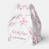 Little Butterfly Cherry Blossom Babydusche Geschenkschachtel (Vorderseite)