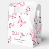 Little Butterfly | Danke, Baby Dusche Geschenkschachtel (Geöffnet)