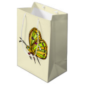 Little Butterfly Geschenktasche - Ihre Farben Mittlere Geschenktüte (Vorderseite Schrägansicht)