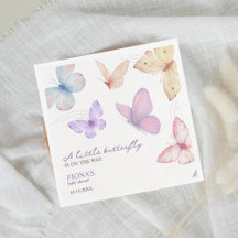 Little Butterfly Girl Babydusche Niedlich
