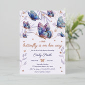 Little Butterfly ist eine ihrer Way Baby Shows Folieneinladung (Stehend vorne)