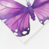 Little Butterfly Personalisiertes Geschenk Geburts Fleecedecke (Ecke)