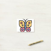 Little Butterfly Post-it Klebezettel (Auf Schreibtisch)