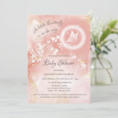 Little Butterfly | Qr Code Registry Wasserfarbe Einladung (Stehend Vorderseite)