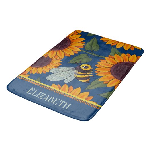 Little Buzzers Badematte (Schrägansicht)