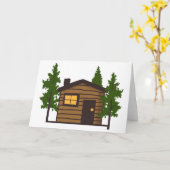 Little Cabin Karte (Gelbe Blume)