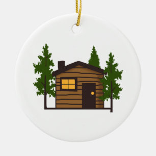 Little Cabin Keramik Ornament