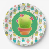 Little Cactus Pappteller (Vorderseite)