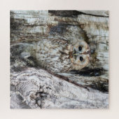 Little Camouflage Owl in Tree Puzzle (Horizontal)