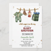 Little Camper Baby Shower Invitation Einladung (Vorne/Hinten)