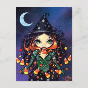 "Little Candy Witch" Postkarte