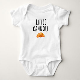 Little Cannoli Baby Pastry Shirt, Hipster Baby Baby Strampler