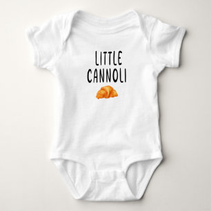 Little Cannoli Baby Pastry Shirt, Hipster Baby Baby Strampler
