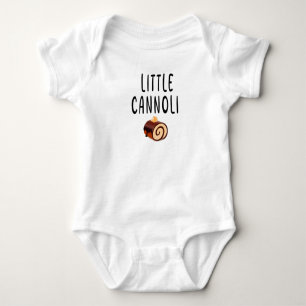 Little Cannoli Baby Pastry Shirt, Hipster Baby Baby Strampler